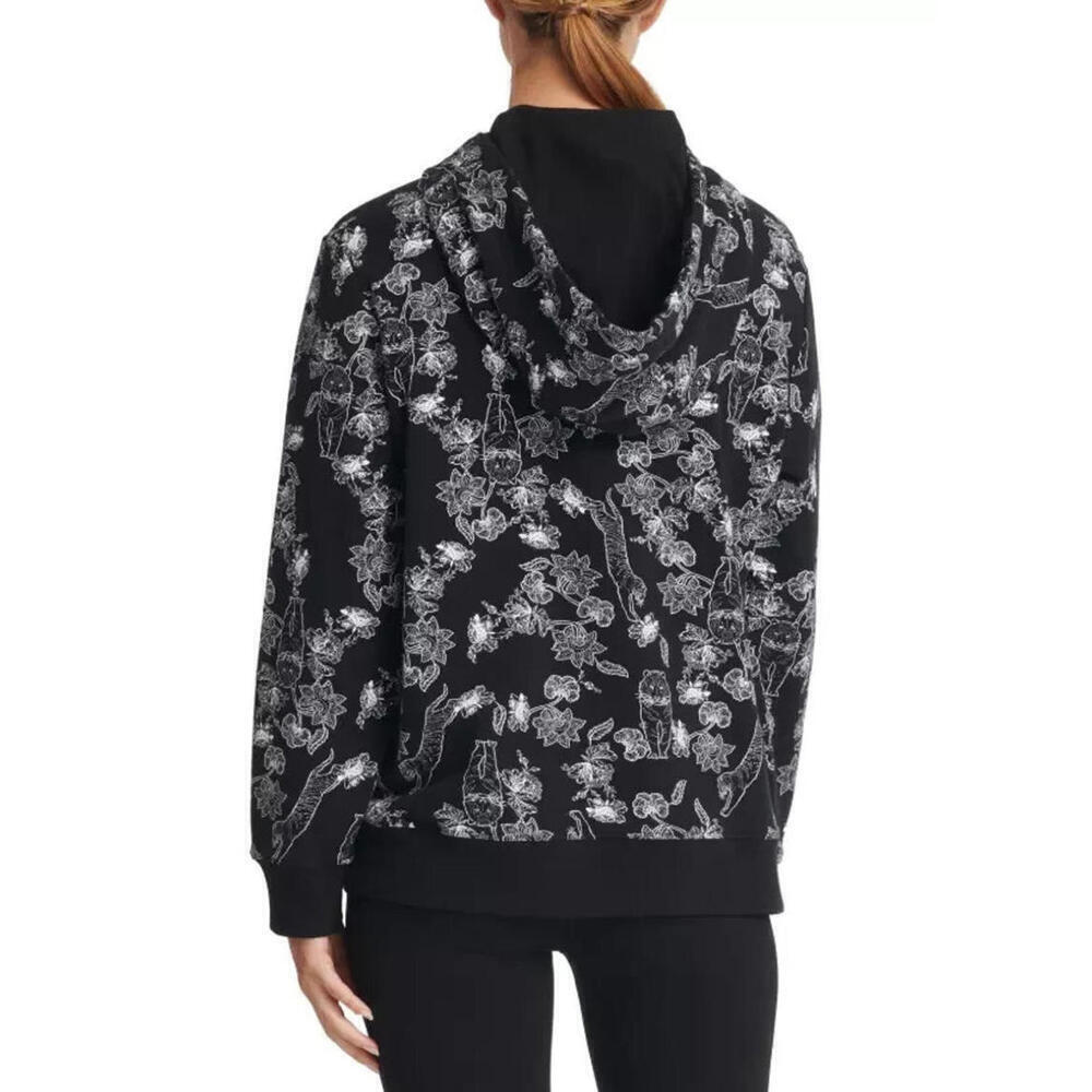 DKNY Women's Sport Sumatra Half-Zip Hoodie Black, Size: Small - Picture 5 of 5
